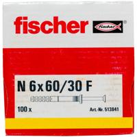 Fischer 513841 Spijkerplug 60 mm 6 mm 100 stuk(s) - thumbnail