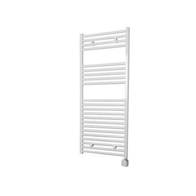 Electrische Wifi Radiator Sanicare HPW Carini 111,8x60 cm Wit Met Thermostaat Zilver Rechtsonder Electrische Wifi Radiator Sanicare HPW Carini 111,8x60 cm Wit Met Thermostaat Zilver Rechtsonder