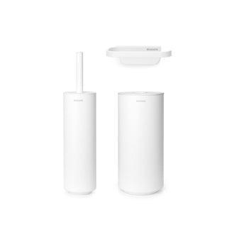Brabantia MindSet Toiletaccessoires Set Wit Brabantia MindSet Toiletaccessoires Set Wit