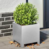 VidaXL Plantenbak 30x30x30 cm gegalvaniseerd staal - thumbnail