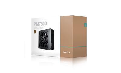 DeepCool PM750D power supply unit 750 W 20+4 pin ATX ATX Zwart - thumbnail