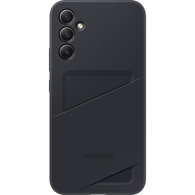Samsung Samsung Galaxy A34 Card Slot Case Telefoonhoesje Zwart Samsung Samsung Galaxy A34 Card Slot Case Telefoonhoesje Zwart