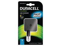 Duracell DRACUSB2-EU oplader voor mobiele apparatuur Binnen Zwart - thumbnail