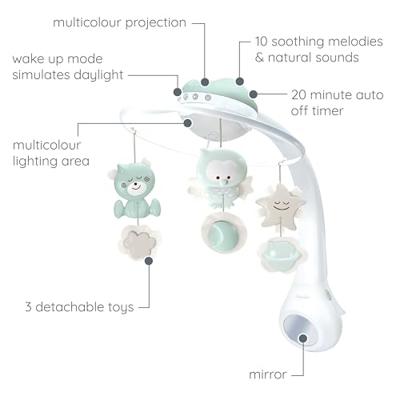 Mobiel - INFANTINO - 302049 - Sweet Night 3in1 - Mintgroen