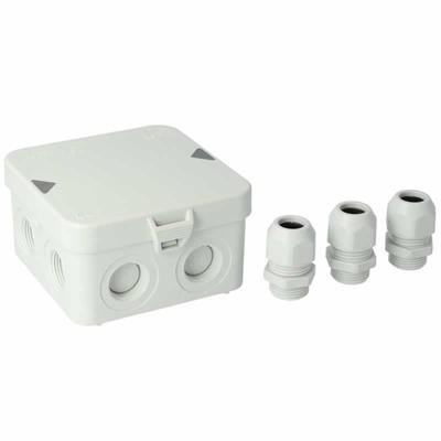 Kabeldoos AK1 Attema 2280 3 wartels M20 IP65 8 invoer mogelijkheden