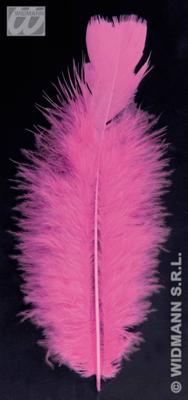 Zakje met 50 veertjes roze