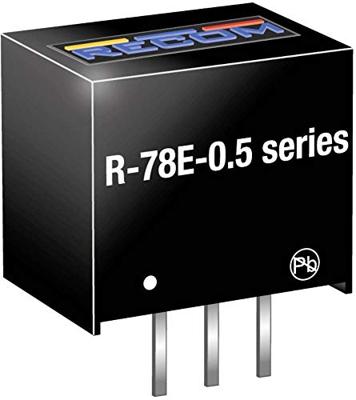 RECOM R-78E3.3-0.5 DC/DC-converter, print 3.3 500 mA Aantal uitgangen: 1 x Inhoud 1 stuk(s)