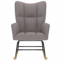 Schommelstoel stof taupe - thumbnail