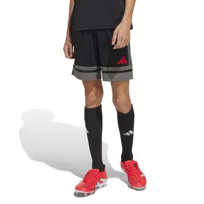 adidas Squadra 25 Voetbalbroekje Kids Zwart Grijs Rood