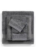 Marc O'Polo Marc O'Polo Melange Washandje Anthracite/Silver 16x22 - thumbnail