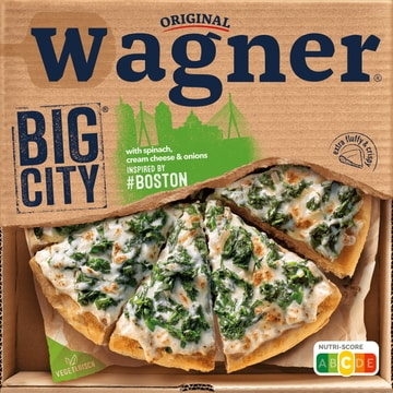 Original Wagner Big City Pizza with Spinach, Cream Cheese & Onions #Boston 430 g bij Jumbo