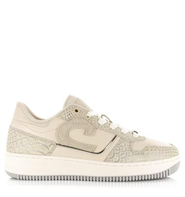 Cruyff Sneaker Campo Low Lux - Snake CC241862-101 Beige / Zilver-39 maat 39
