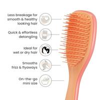 Tangle Teezer Ultimate Detangler Mini Salmon Pink Abricot 1Stuks - thumbnail