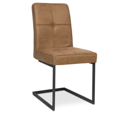 Eetkamerstoel (swingframe) Jaxx - Otis Cognac