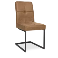 Eetkamerstoel (swingframe) Jaxx - Otis Cognac - thumbnail