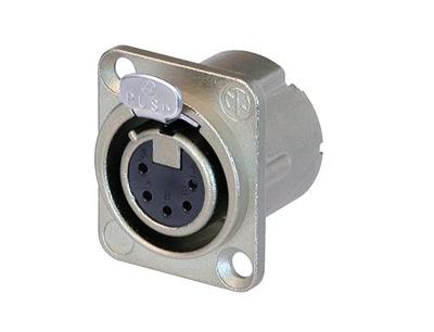 Neutrik NC5FD-LX XLR-connector Flensbus, contacten recht Aantal polen: 5 Zilver 1 stuk(s) Neutrik NC5FD-LX XLR-connector Flensbus, contacten recht Aantal polen: 5 Zilver 1 stuk(s)