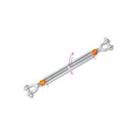 Beta 8109-K 1/2X9-Spanschroeven Met 2 Gaffels - 081099012 - thumbnail