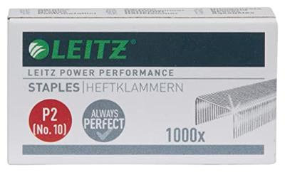 Leitz Power Performance P2 nietjes nr. 10, staal, doos van 1000 stuks