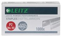 Leitz Power Performance P2 nietjes nr. 10, staal, doos van 1000 stuks - thumbnail