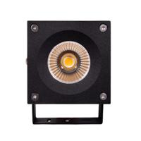 TuinSpot Zwart 10W 3000K dimbaar 123x79x79mm 40° snoer 2 meter met stekker - thumbnail
