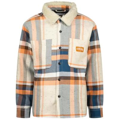 Vingino Lee Overshirt Kids Beige/Blauw - Maat 128 - Kleur: Beige | Soccerfanshop Vingino Lee Overshirt Kids Beige/Blauw - Maat 128 - Kleur: Beige | Soccerfanshop
