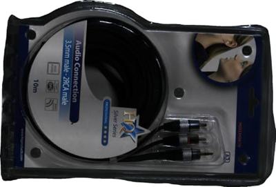 Extra hoge kwaliteit stereo mini jack naar 2x tulp kabel [diverse...