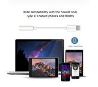 Akasa AK-CBCA27 audio kabel 0,1 m USB C 3.5mm Wit - thumbnail