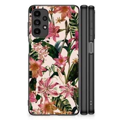 Samsung Galaxy A13 4G Bloemen Hoesje Flowers Samsung Galaxy A13 4G Bloemen Hoesje Flowers