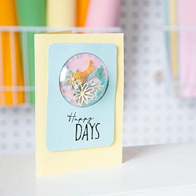 Sizzix • shaker domes circle 5,1cm 8stuks