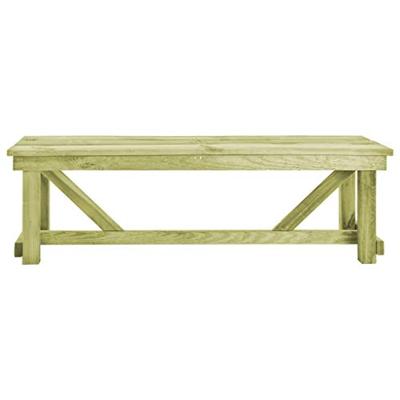 Tuinbank 140 cm geïmpregneerd grenenhout