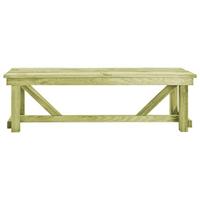 Tuinbank 140 cm geïmpregneerd grenenhout - thumbnail