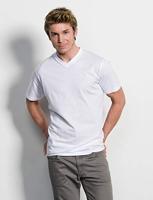 Slater Basic T-Shirt V- neck White Two Pack (art 3500) - thumbnail