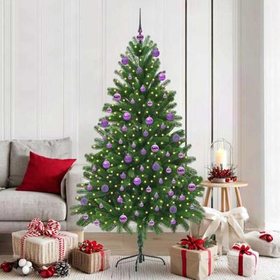 VidaXL Kerstboom met 300 led met standaard groen 180 cm pe VidaXL Kerstboom met 300 led met standaard groen 180 cm pe