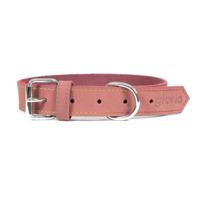 Gloria Nubuck Lederen Halsband (40cm) (Roze), roze - thumbnail