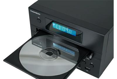 Thomson Micro Bluetooth Radio CD MP3 (hout en zwart)