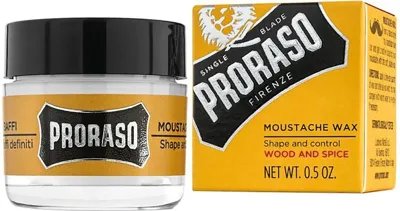 Proraso Wood & Spice Moustache Wax 15ml Proraso Wood & Spice Moustache Wax 15ml