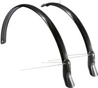 Spatbordset Eurofender Scatto 28" x 51 mm - zwart - thumbnail