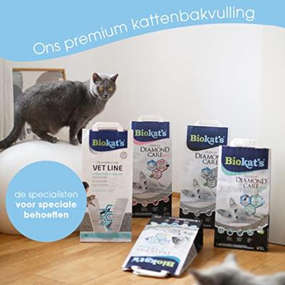 Biokat&apos;s Diamond Care Multicat Fresh kattenbakvulling 8 liter
