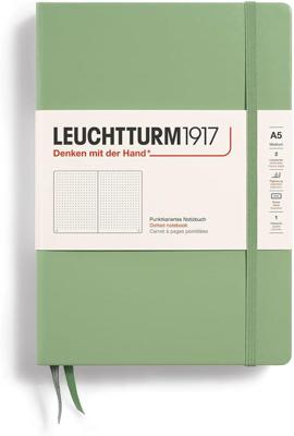 Leuchtturm Sage, Medium (A5), 251 p., ruled
