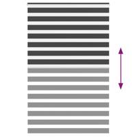 Zebra rolgordijn 140x200 cm stofbreedte 135,9 cm zwart - thumbnail