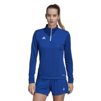 adidas Entrada 22 Trainingstrui 1/4-Zip Dames Blauw Wit - thumbnail