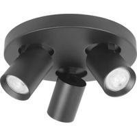 Highlight Spot Oliver 3 lichts rond zwart - thumbnail