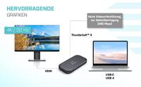 i-tec Thunderbolt 3/USB-C Dual 4K Dock PD 60W + Thunderbolt 3 Kabel+AC-Adapter Thunderbolt 3 dockingstation - thumbnail