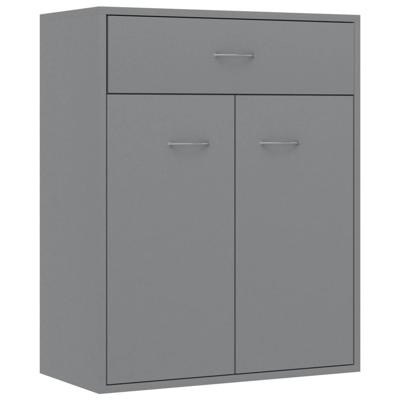 vidaXL Dressoir 60x30x75 cm spaanplaat grijs vidaXL Dressoir 60x30x75 cm spaanplaat grijs