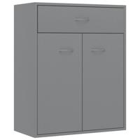 vidaXL Dressoir 60x30x75 cm spaanplaat grijs - thumbnail