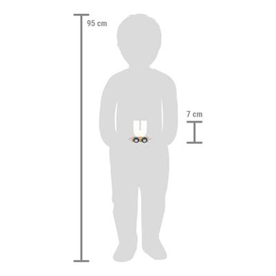 Small Foot - houten lettertrein polar - u Small Foot - houten lettertrein polar - u