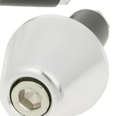 Vicma Handlebar plugs 13.5 mm silver, 634pl