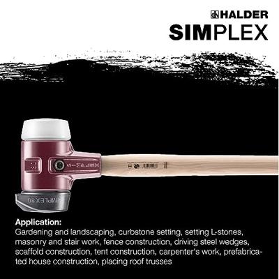 Halder SIMPLEX 3027.281 Voorhamer Ergonomische handgreep, Middelhard 3220 g 800 mm 1 stuk(s)