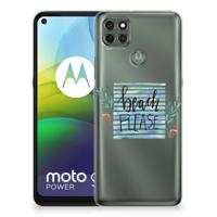 Motorola Moto G9 Power Telefoonhoesje met Naam Boho Beach - thumbnail