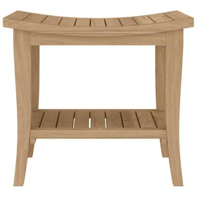 VidaXL Badkamertafel 50x35x45 cm massief teakhout